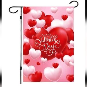 2/$12 - Valentine's Day Heart Flag